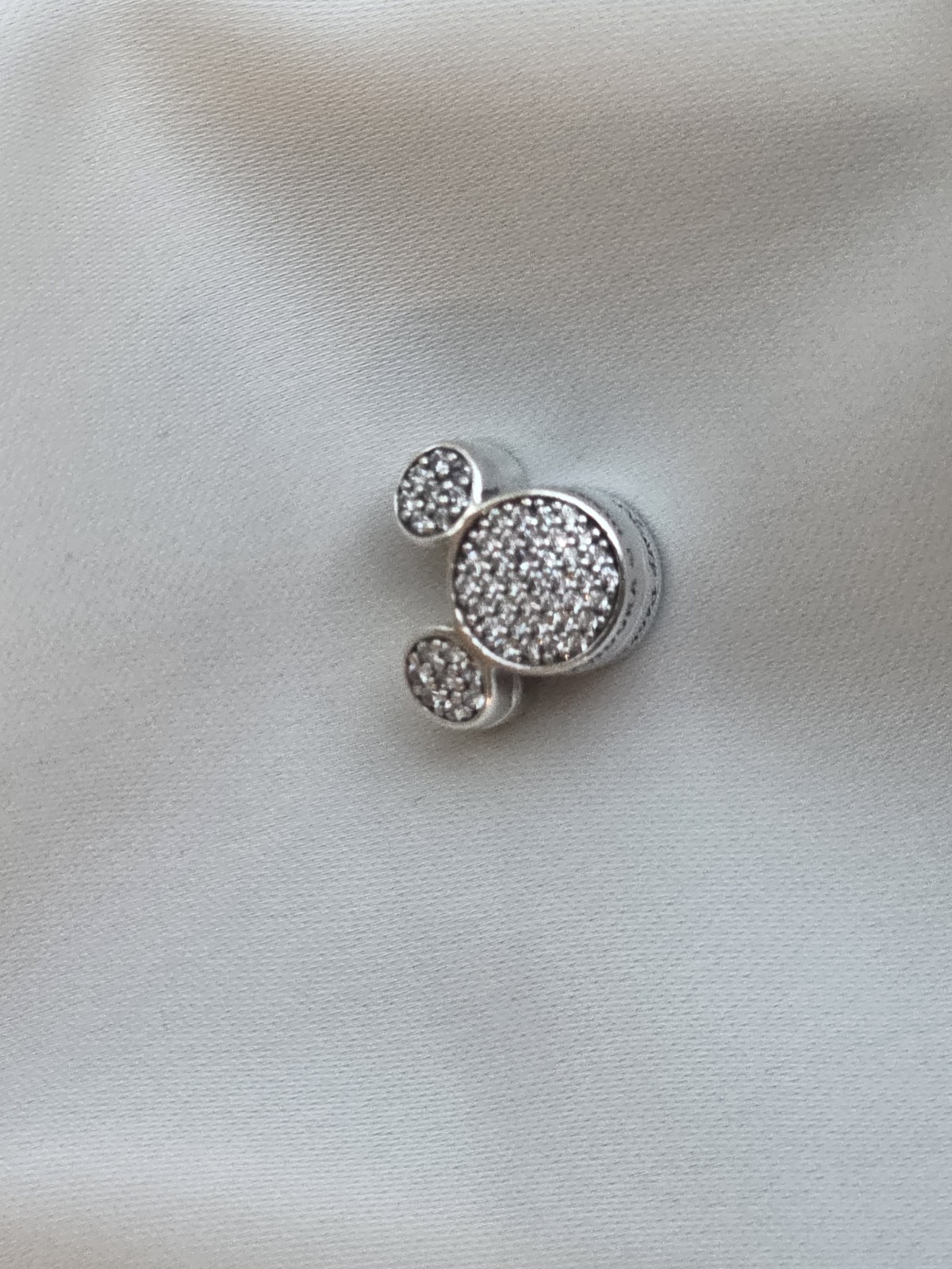 Pandora Disney Parks Mickey Icon Pavé Clip Charm