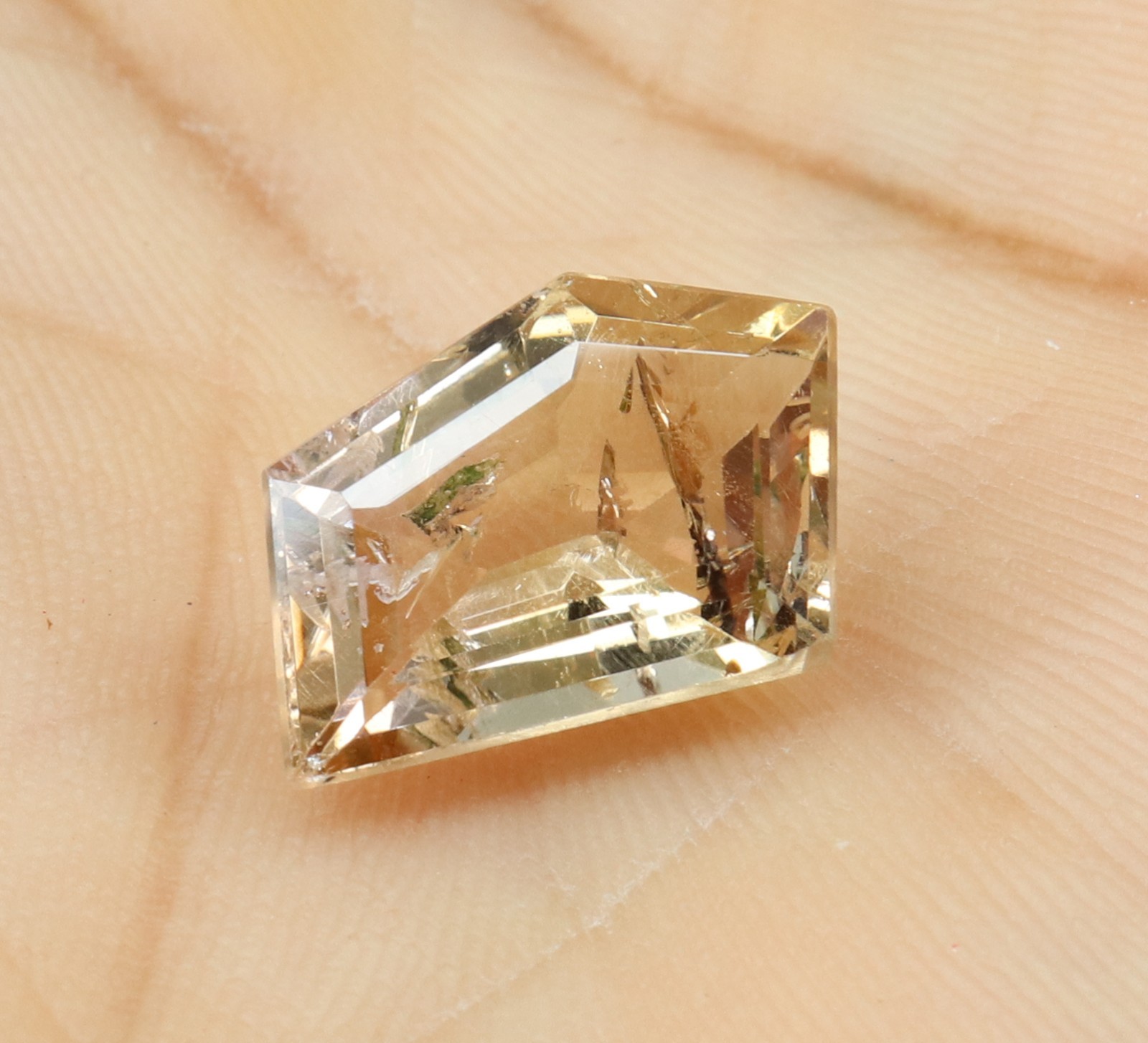 Natural Bolivia Ametrine Bi-Color 6.45 Ct Untreated Certified Loose Gemstone