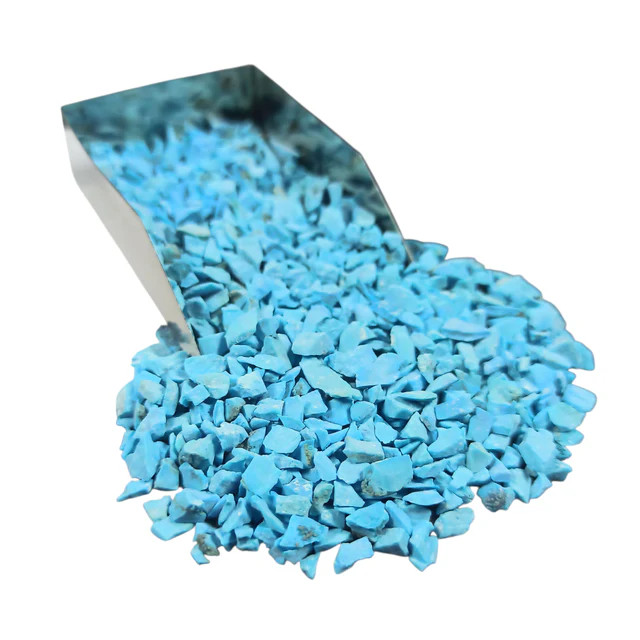 New Turquoise Coarse Gemstone 3-5mm for Bottles Home Decor