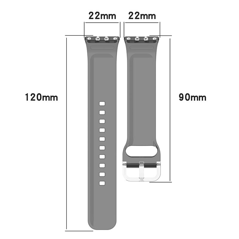 TPU Clear Color Changing Strap Sport Band For Samsung Galaxy Fit3 SM-R390
