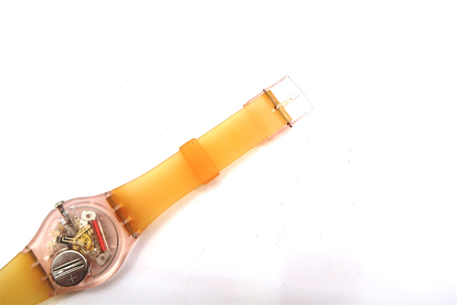 NEW Swatch Watch FLEUR SAUMON GP117P with Case and Papers 2001 Gents NOS