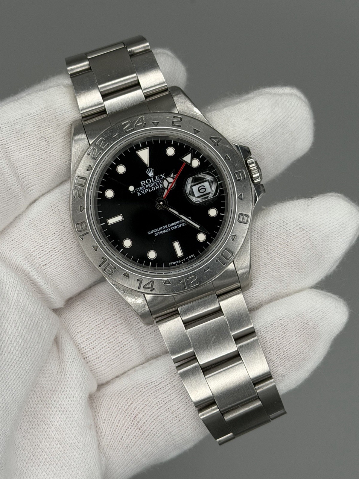Rolex Explorer II Stainless Black Dial 40mm Auto Men’s Watch 16570