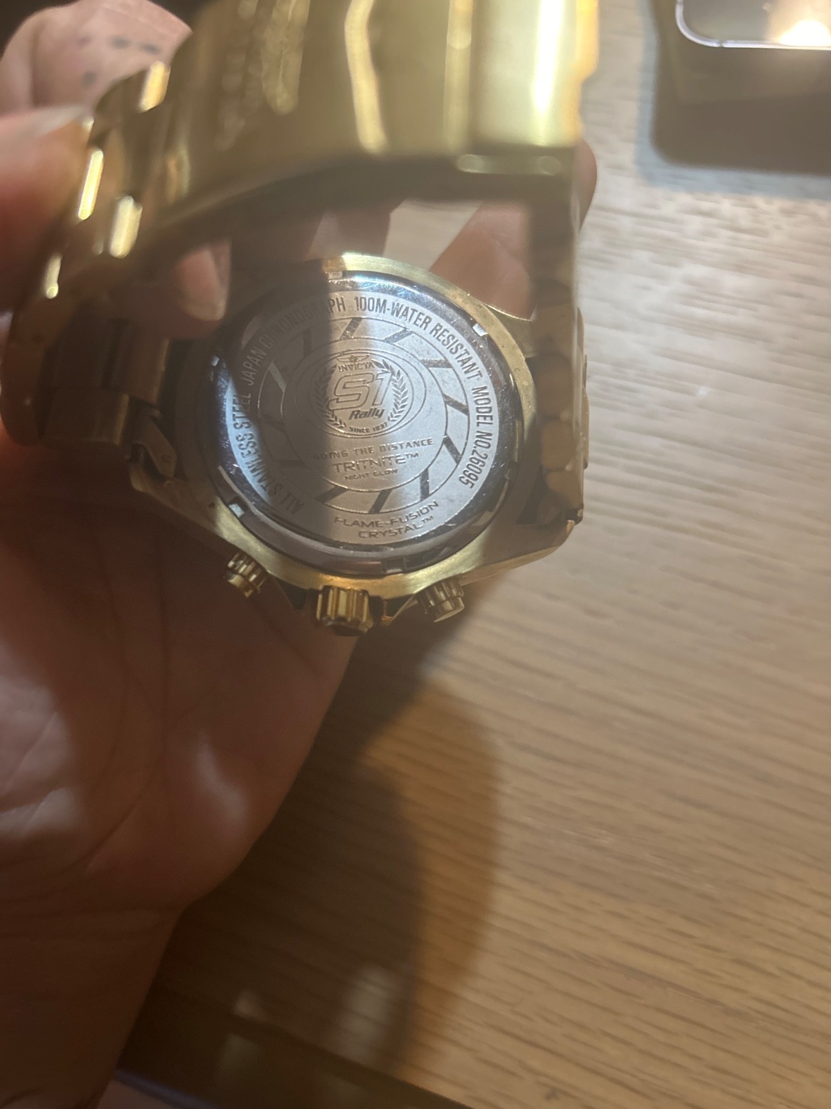 Invicta 17402 Pro Diver Stainless Steel Men’s Watch – Gold/Blue Dial