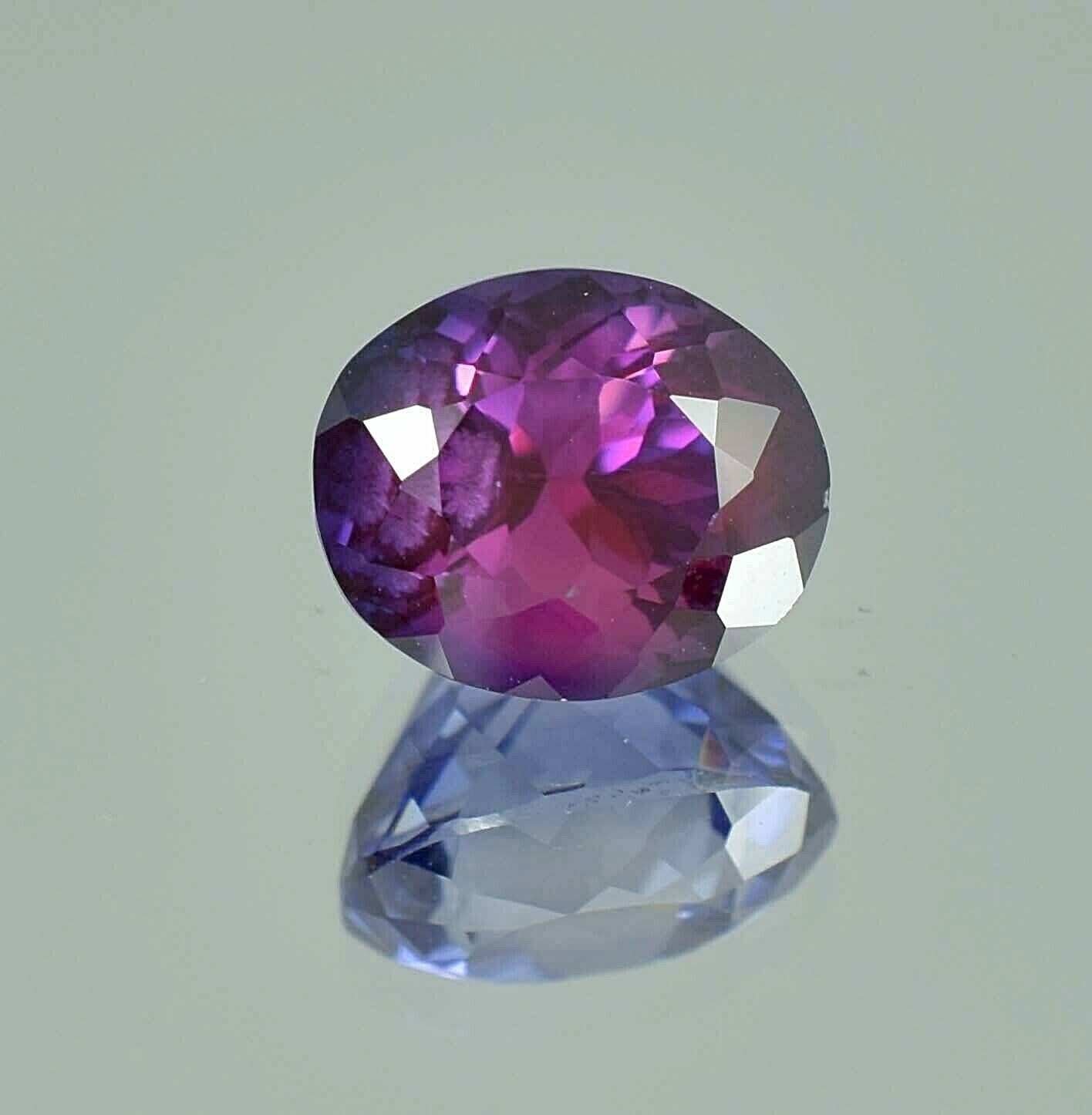 AAA Grade Natural Ceylon Bi-color Sapphire Oval Cut Loose Gemstone 5.00 Ct