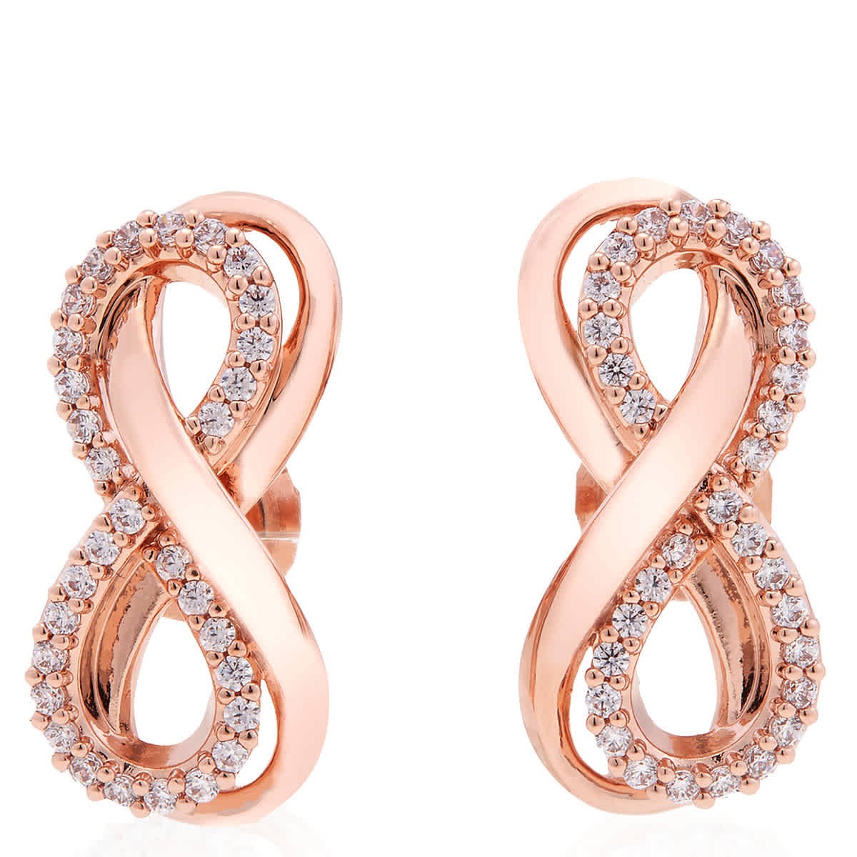 Swarovski Hyperbola Crystal Infinity Earrings