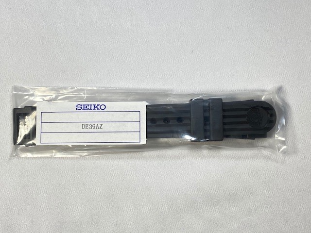 Seiko Genuine 20mm Diver’s Watch UrethaneBand Black DE39AZ for SBDX001/8L35-0010