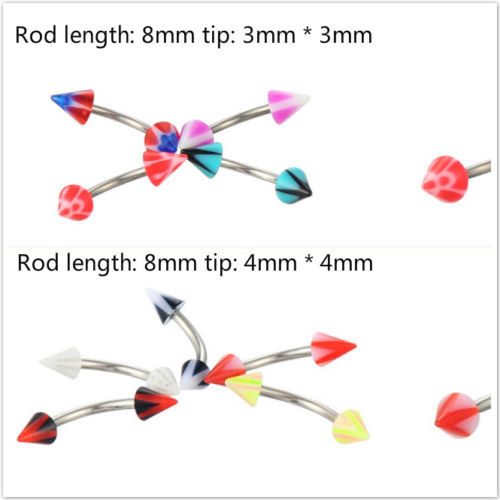 105pcs Wholesale Lip Tongue Eyebrow Nose Studs Navel Belly Rings Body Piercing
