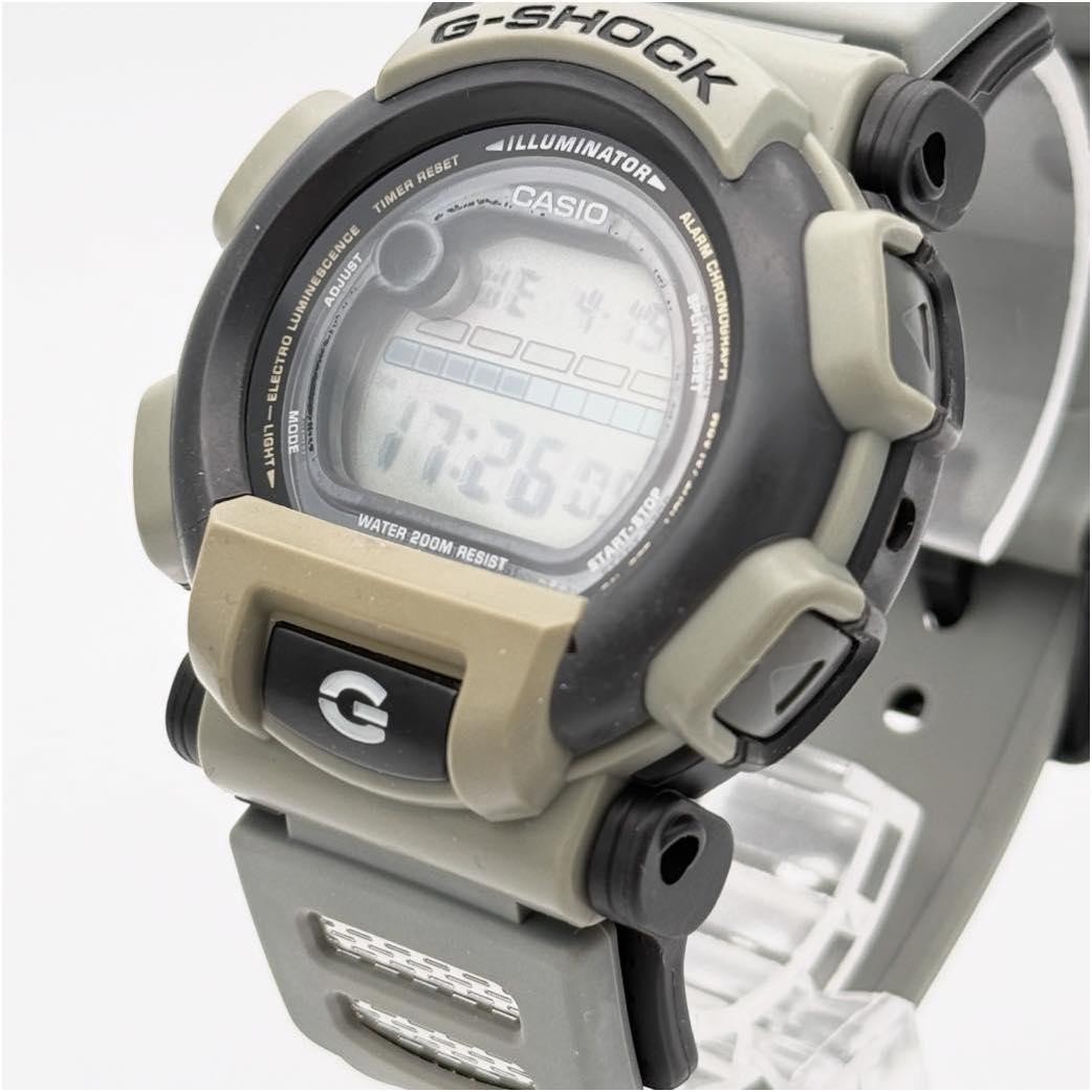 CASIO G SHOCK DW-003-8VT Digital Watch Grey Vintage Box Papers Japan In hand