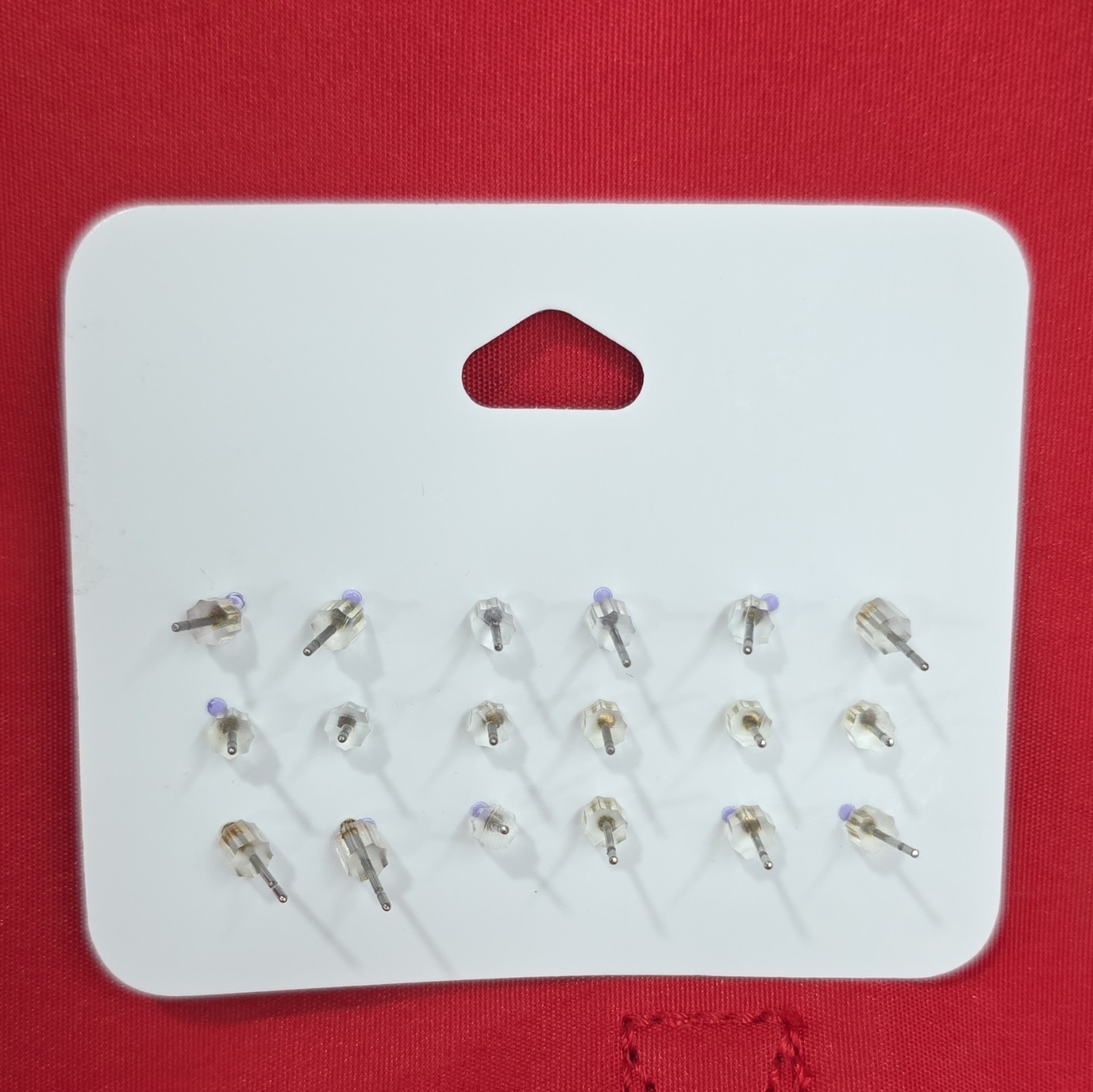 Claire’s Multicolor Enamel Stud Earrings Set Pearl & Crystal Flower Butterfly
