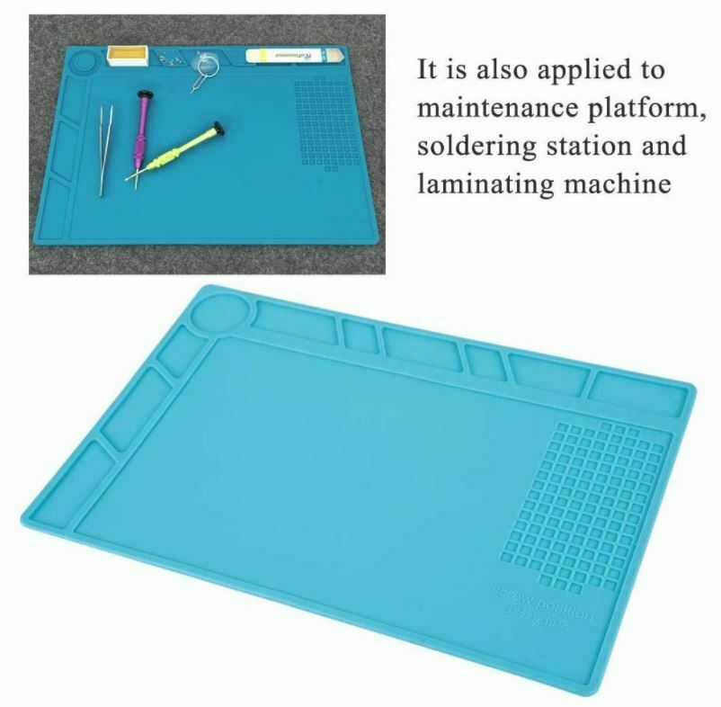 Watchmaker’s Rubber Bench Matgnetic Mat Anti-Slip Pad Jewelry Watch Repair Tools
