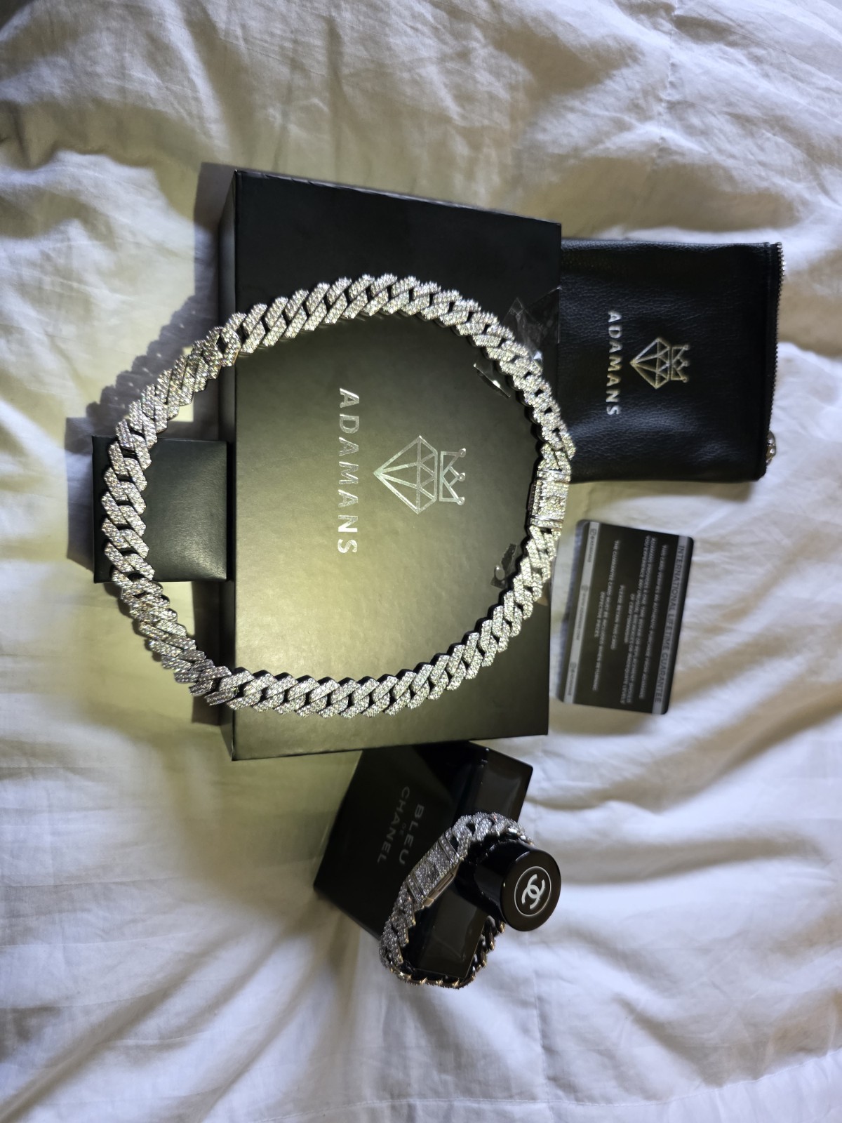 men’s chain and bracelet