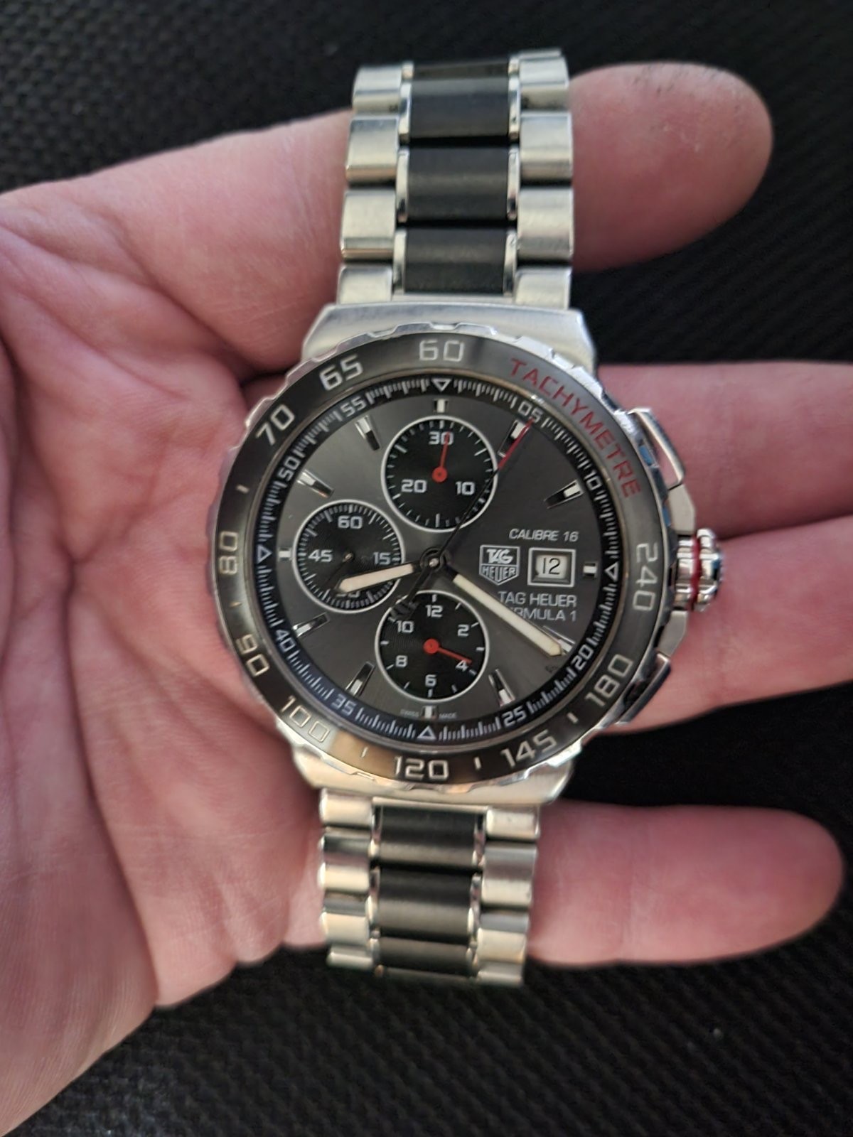 TAG Heuer Formula 1 Calibre 16 Automatic Chronograph Gray Dial Men’s Watch