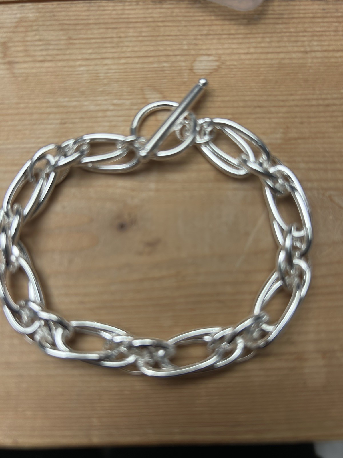 925 Silver Plated Bracelet 55mm approx