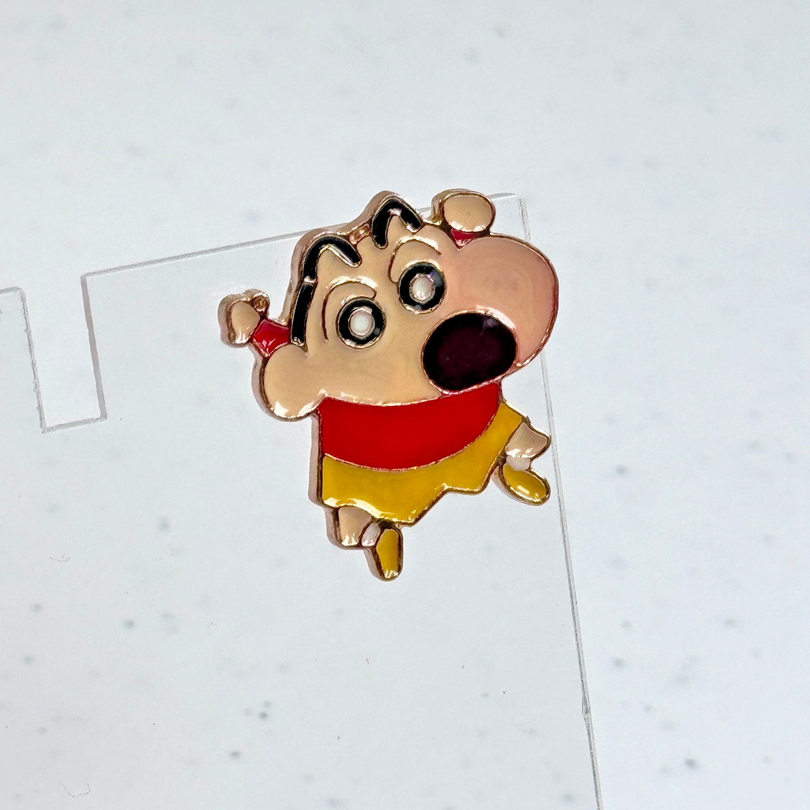 Brooch Shin Chan Anime Cartoon Enamel Pin Kawaii Novelty Jewelry