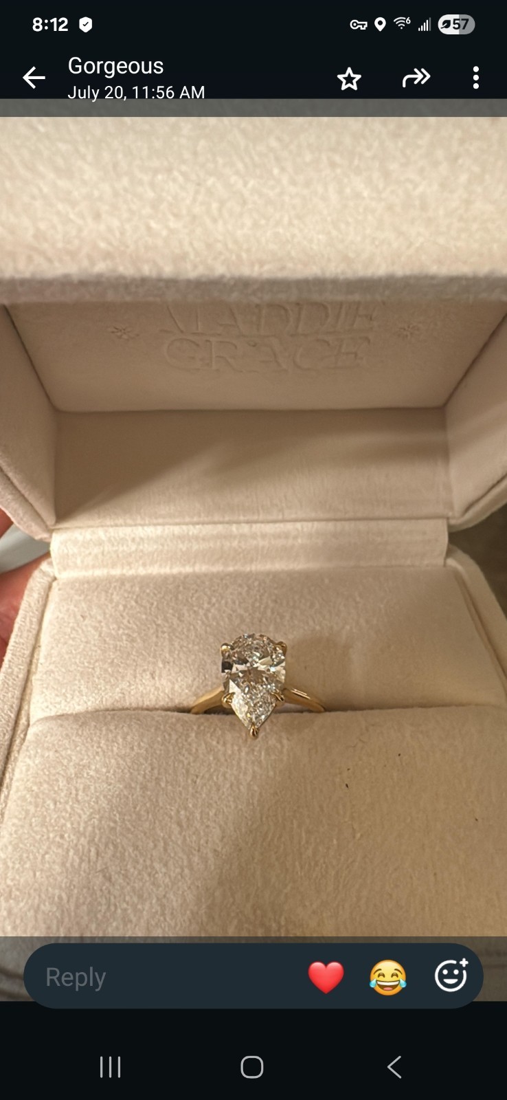 IGI Lab Grown Diamond Engagement Ring