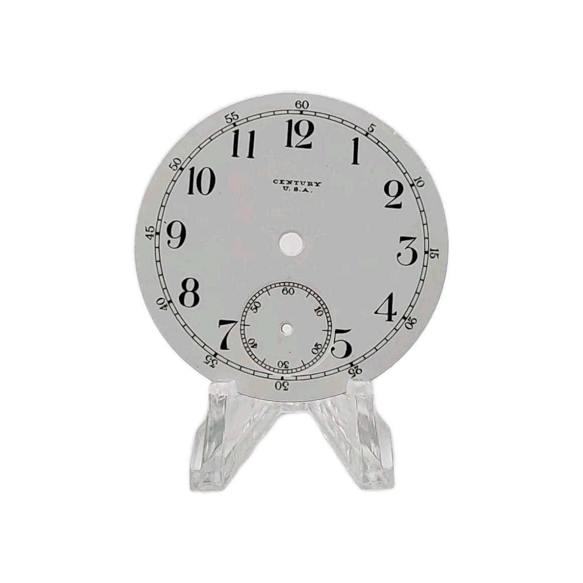 Century 45.4mm Sunk Enamel Pocket Watch Dial Only 377