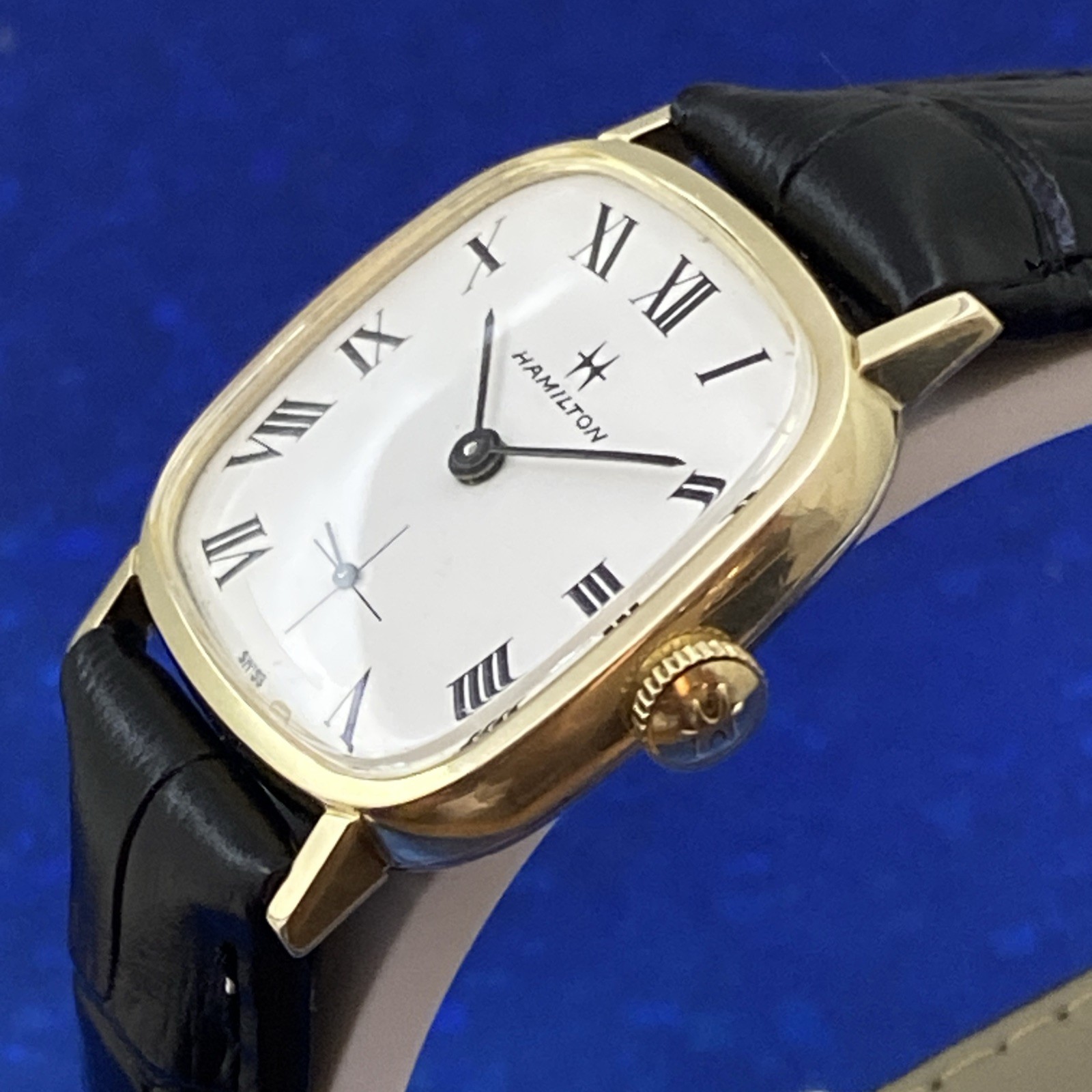Vintage 1960’s Man’s HAMILTON Roman Numerals Dial Fully Serviced 1 Year WARRANTY