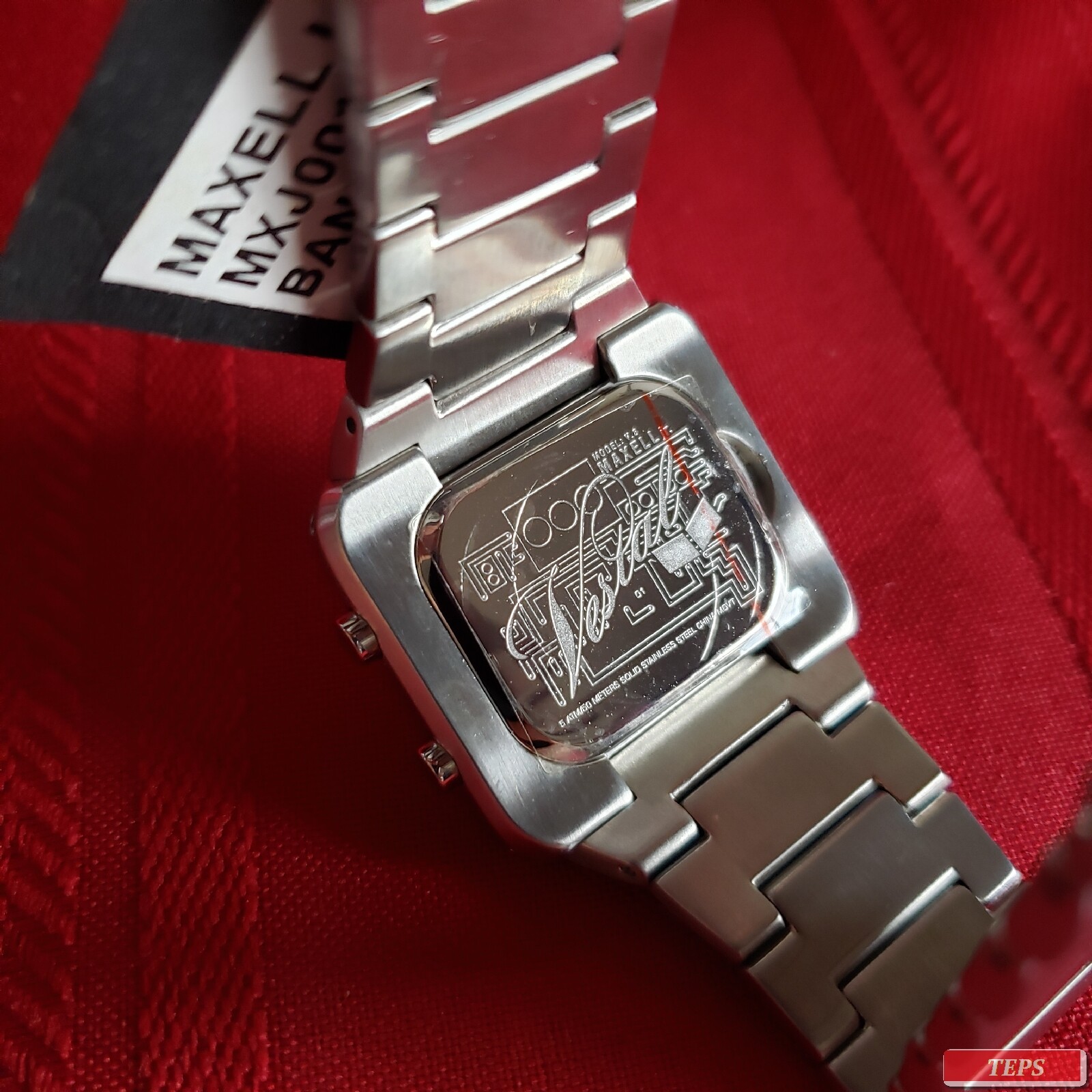 Vestal “Maxell jr.” (Stainless Steel) 50M Digital China Movement w/ Date & Light