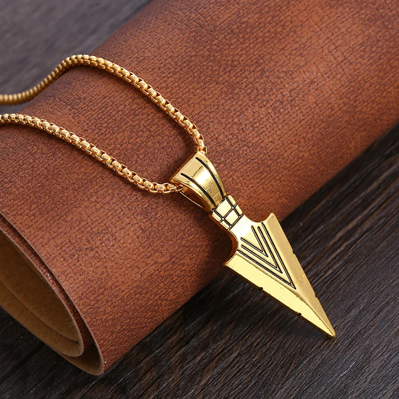 Small Arrow Pendant Necklace Women Trendy European American Outdoor