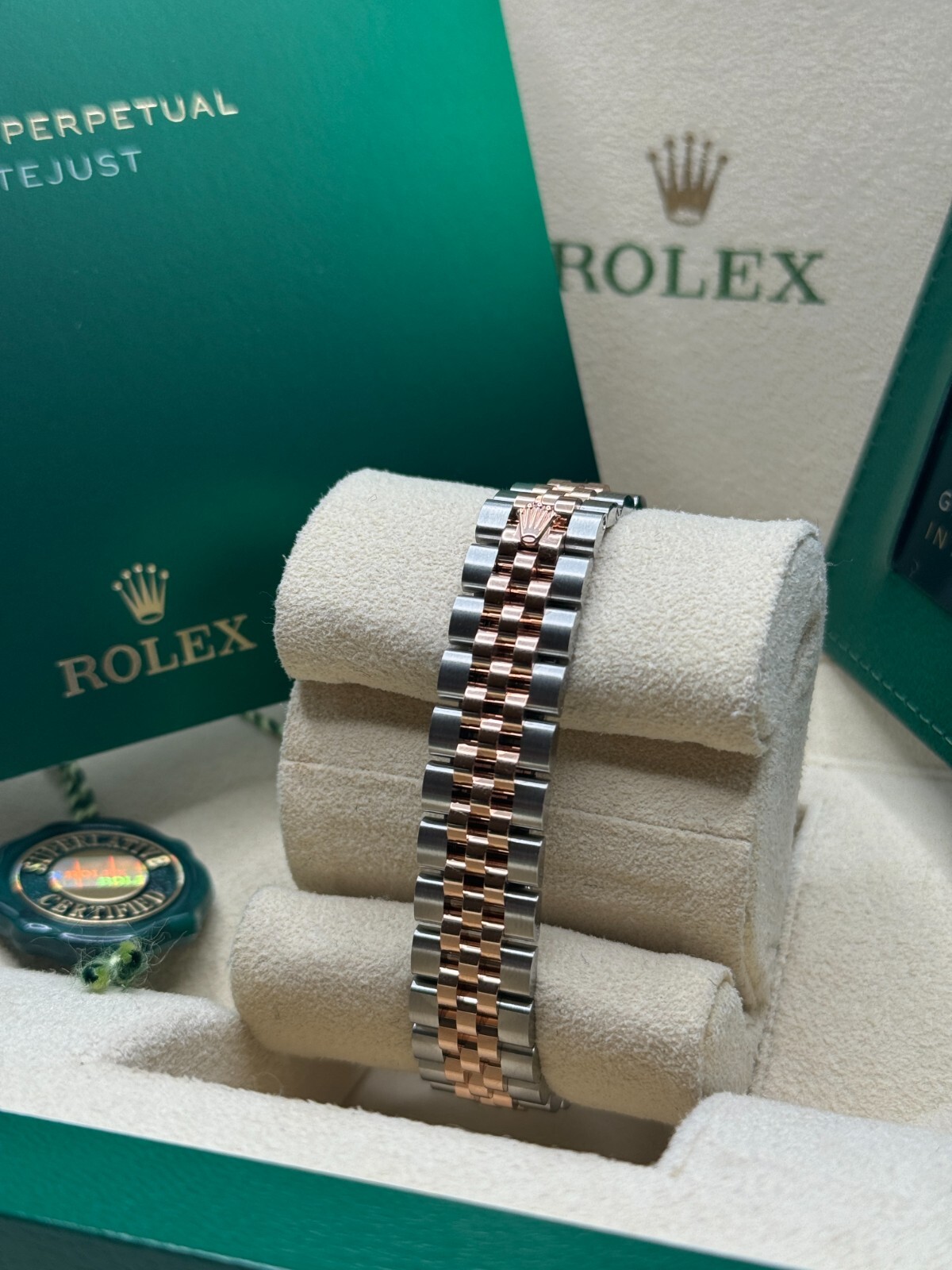 Rolex Lady-Datejust Unworn Chocolate Brown Roman Dial Diamond Bezel 279381RBR