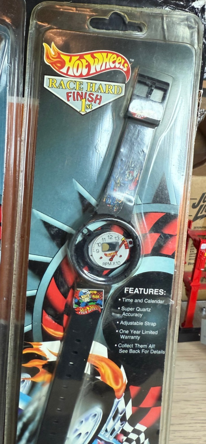 Vintage Hot Wheels Car Watch Set of 3 1993 1994 All Cool Jet Streek & Race Hard