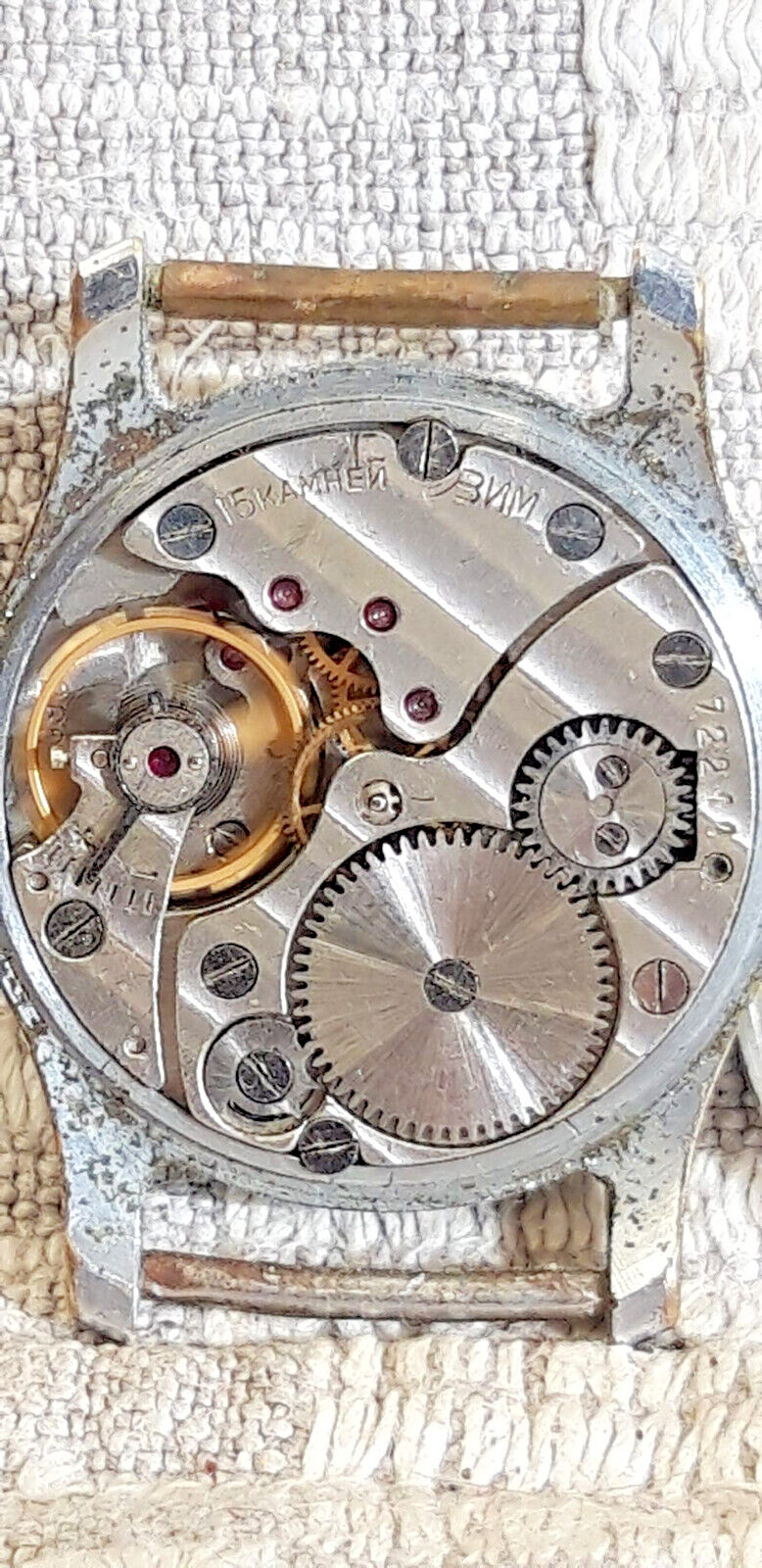 Wrist watch ZIM-POBEDA 40-50s Vintage Russian SOVIET USSR men’s MECHANICAL