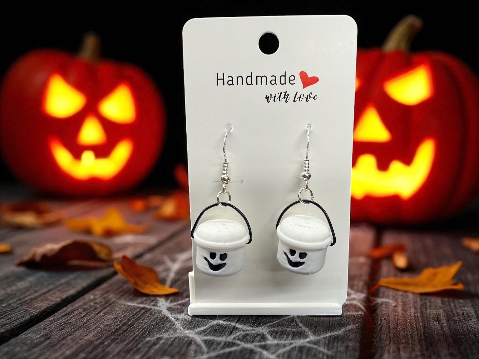 Classic Mini Halloween McDonald’s Bucket Earrings