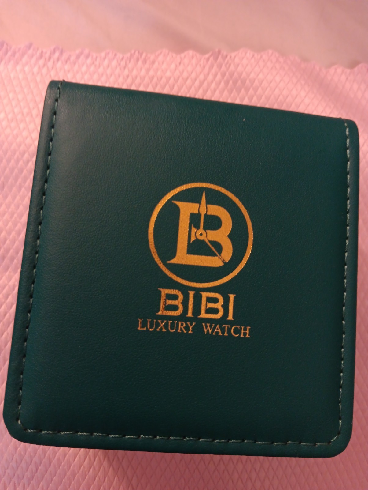 Bibi Luxury Golden Iridescent Crystal Adorned Watch B0071