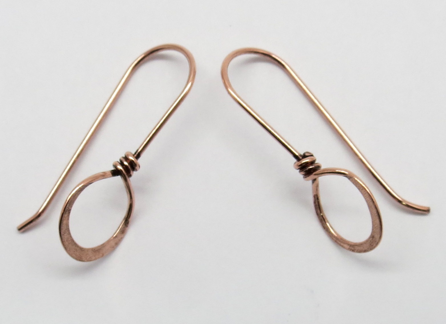 6 Pieces Copper Earring Hooks Copper Antique Ear Wire Jewelry Supplies Handmade