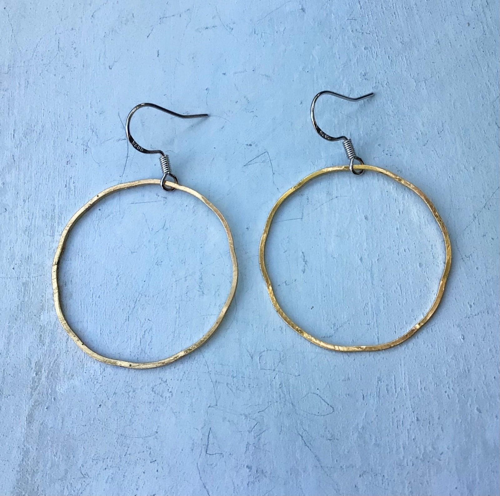 NEW SUNDANCE CHARM HANDMADE EARRINGS ARTISAN STERLING SILVER GOLD PLATED JEWELRY