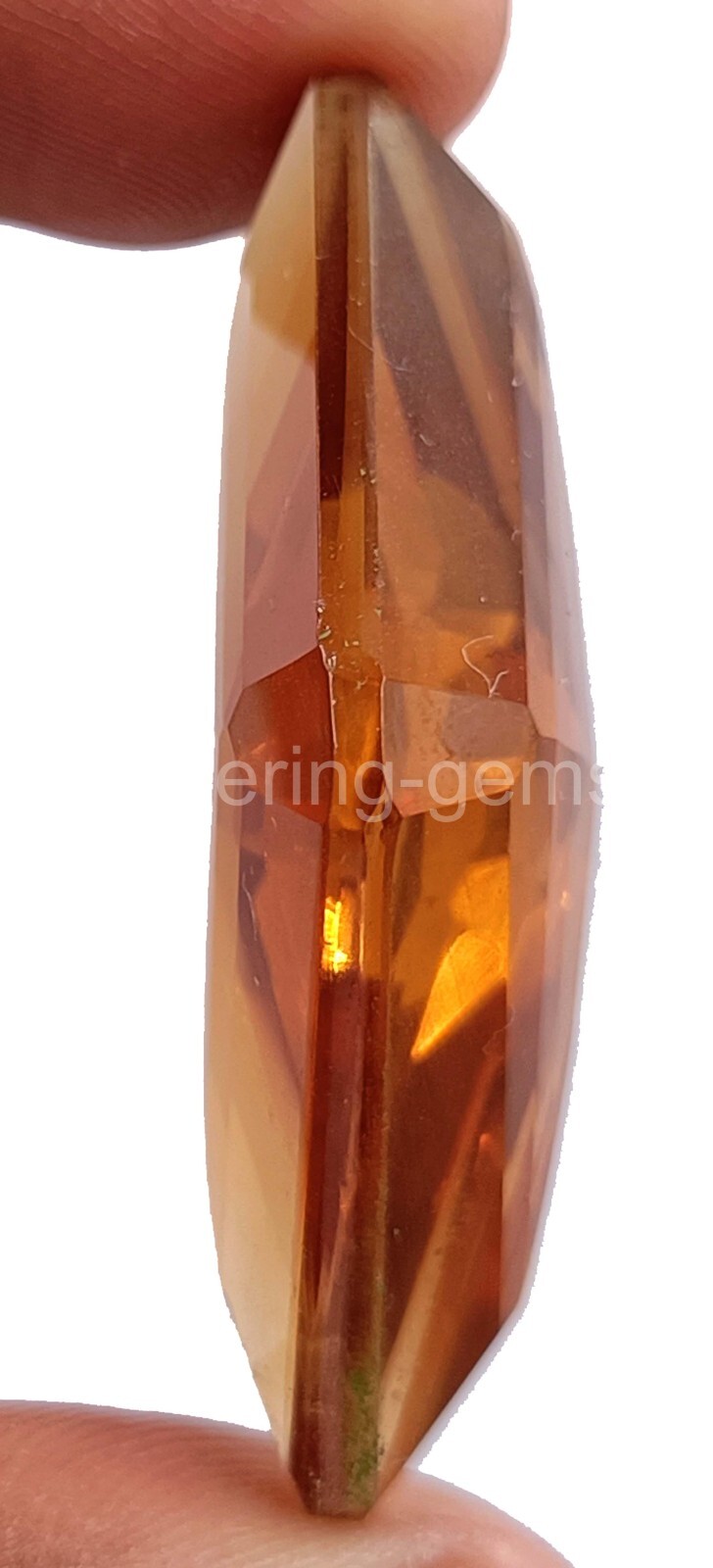164.50 Ct Orange Citrine Fancy Cut IGL Transparent Loose Gemstone 5JJR