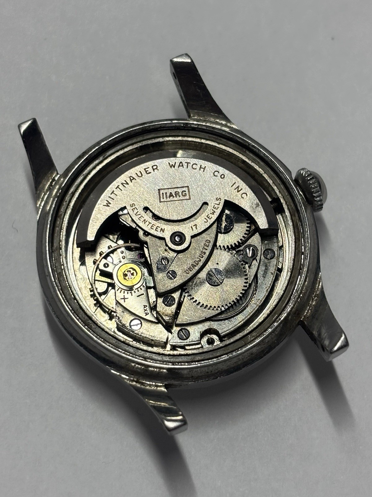Rare Wittnauer 17J Auto Wind Cal.11ARB Watch, AS1384 N Runs But Needs Service