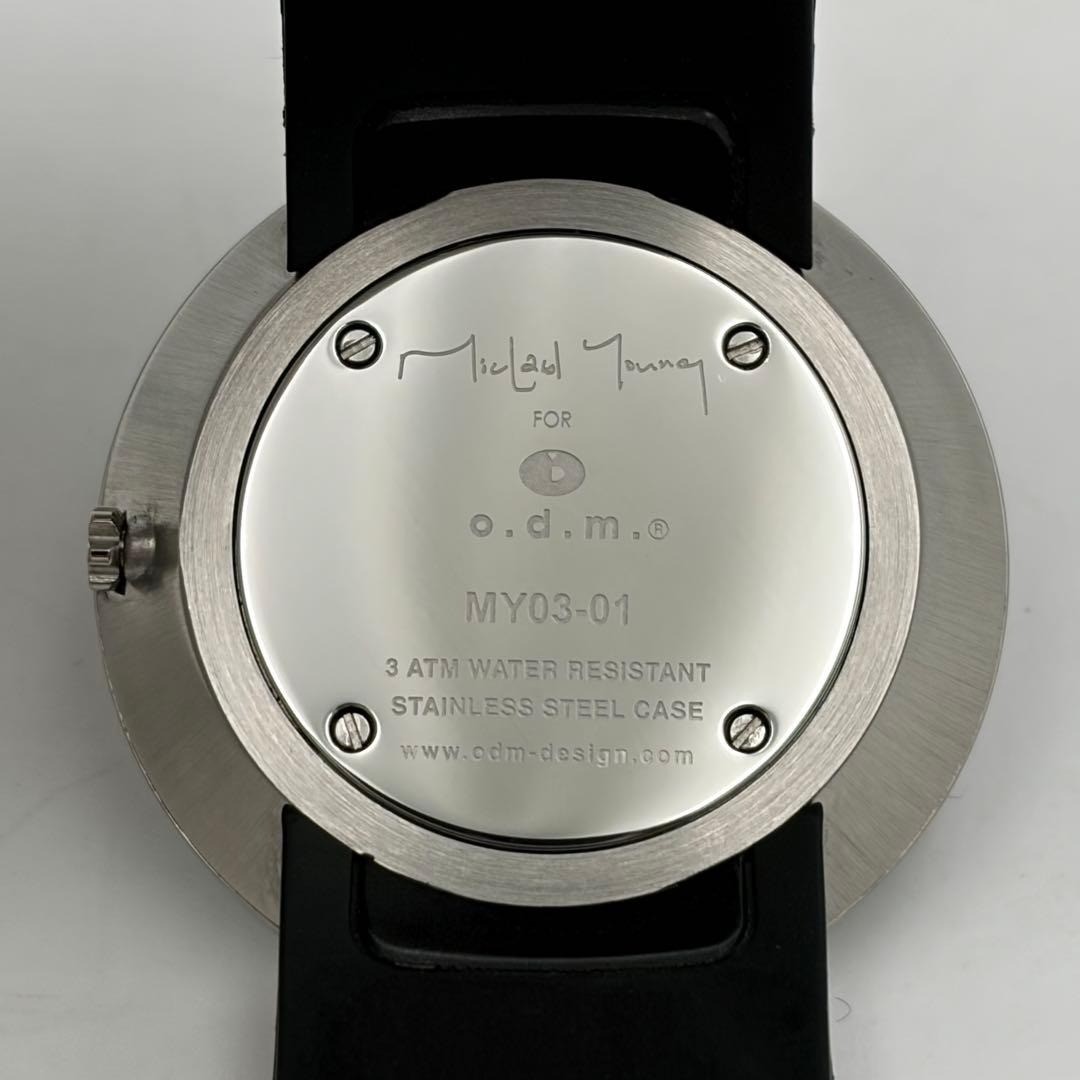 O.D.M. Hacker Watch Michael Young Collab MY03-01 Black Quartz Wristwatch