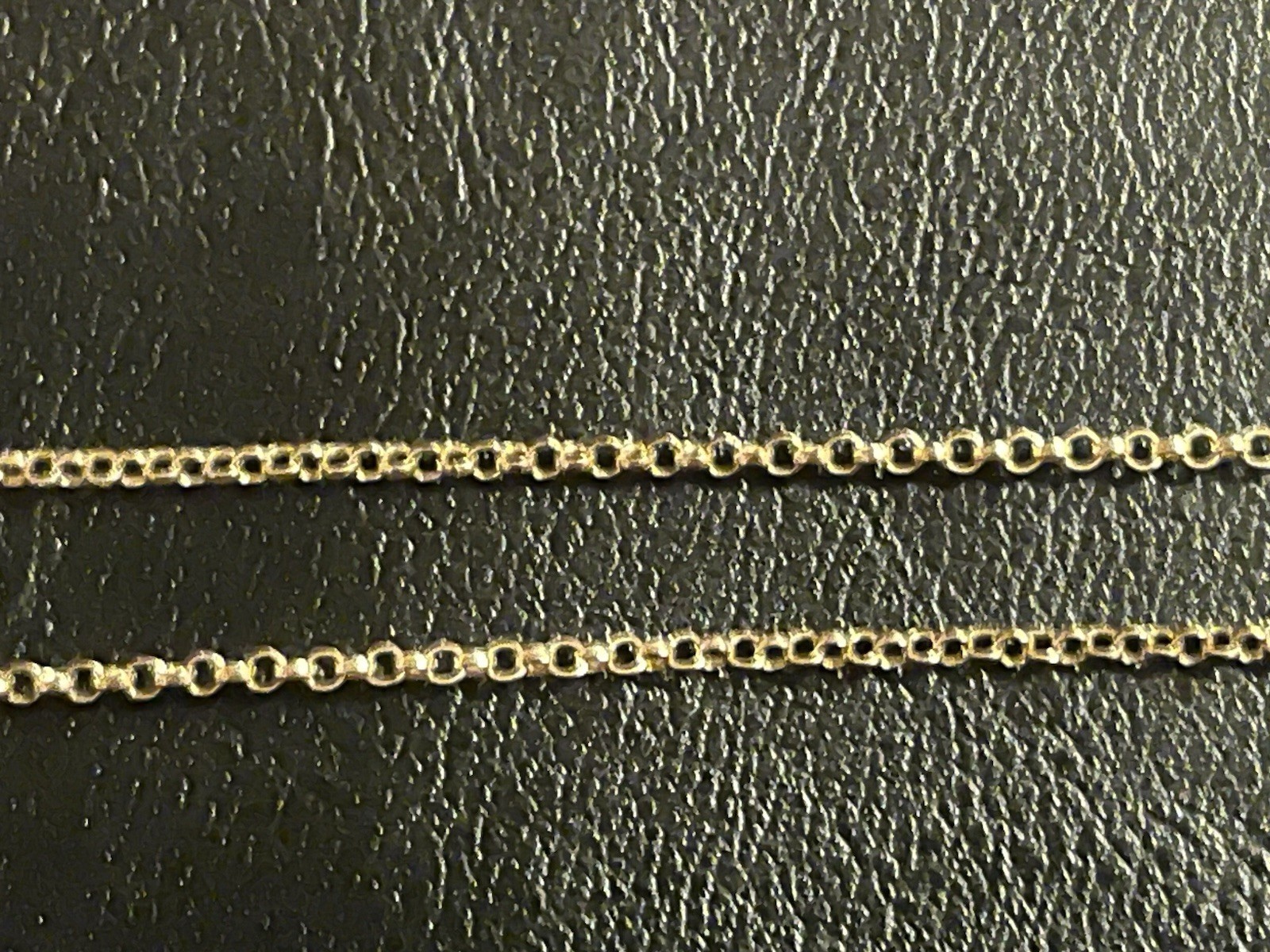 9 k YELLOW GOLD Belcher Chain 45.5 cm