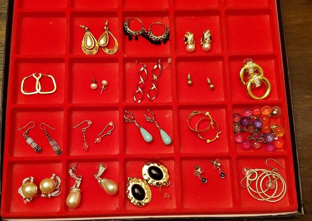 Assorted Costume Jewelery Earring Lot