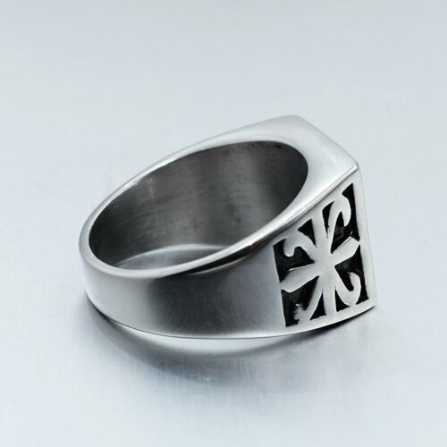 MENDEL Mens Gold Plated Hexagram Star of David Ring Stainless Steel Size 7-15