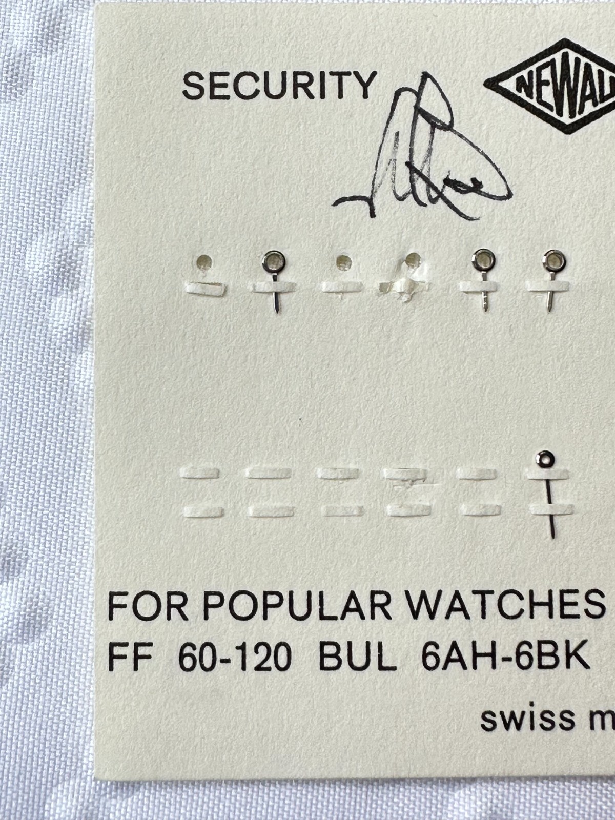 Newall Silver Stick Watch Hands MODELS IN DESCRIPTION LOT AS SHOWN 20-51