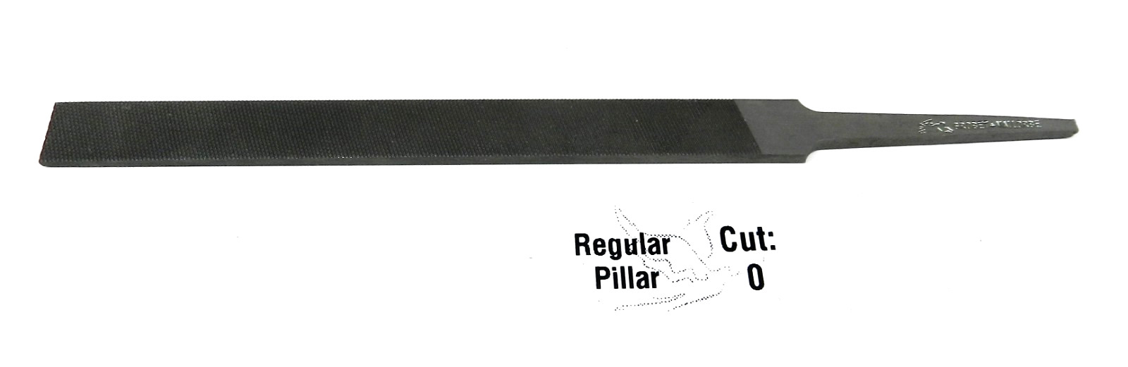 Vallorbe Grobet Pillar File Cut #0 Precision Swiss Made 6″ Long File 4″ Cutting