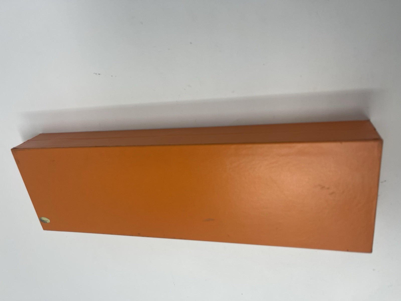 Stührling Original Watch Box Case Orange Gold Logo w/ Inserts & Cloth – No Watch