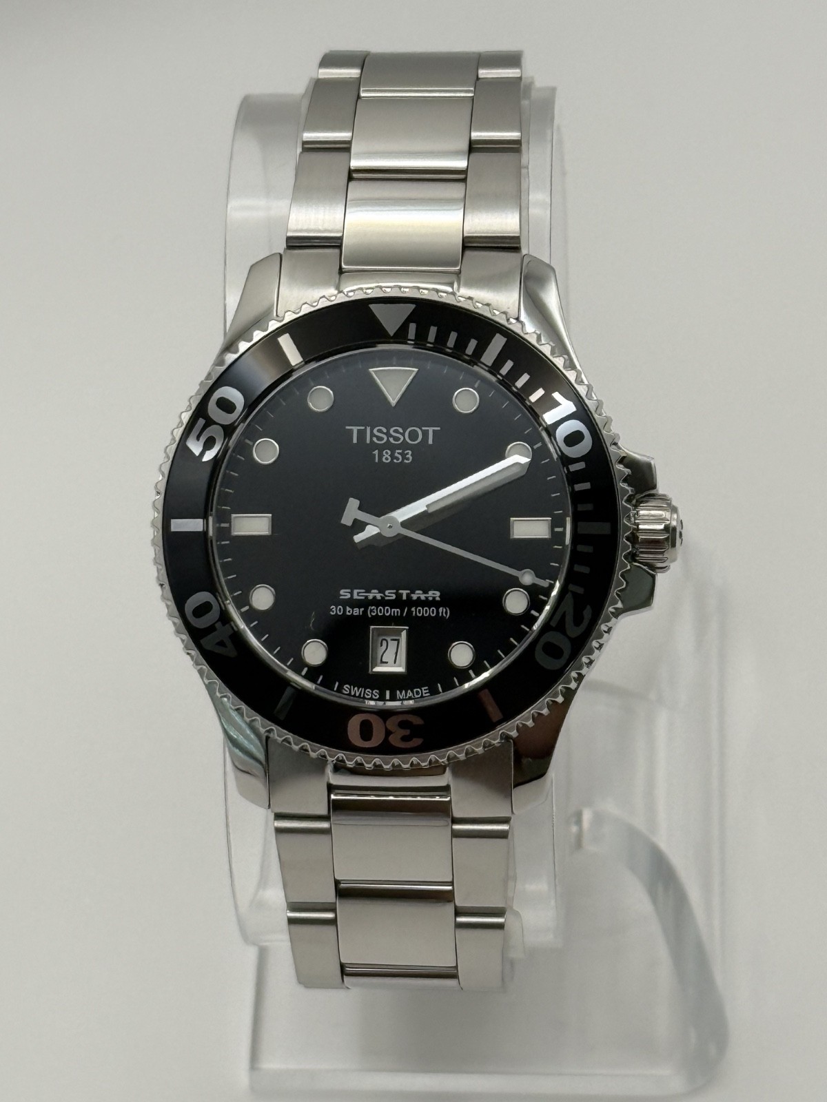 Tissot Seastar 1000 Black Unisex Adults Watch – T120.210.11.051.00