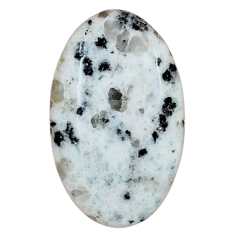 Natural Sesame Jasper 33.94×20.93×5.8 mm Oval Shape Polished Gemstone LS02969-48
