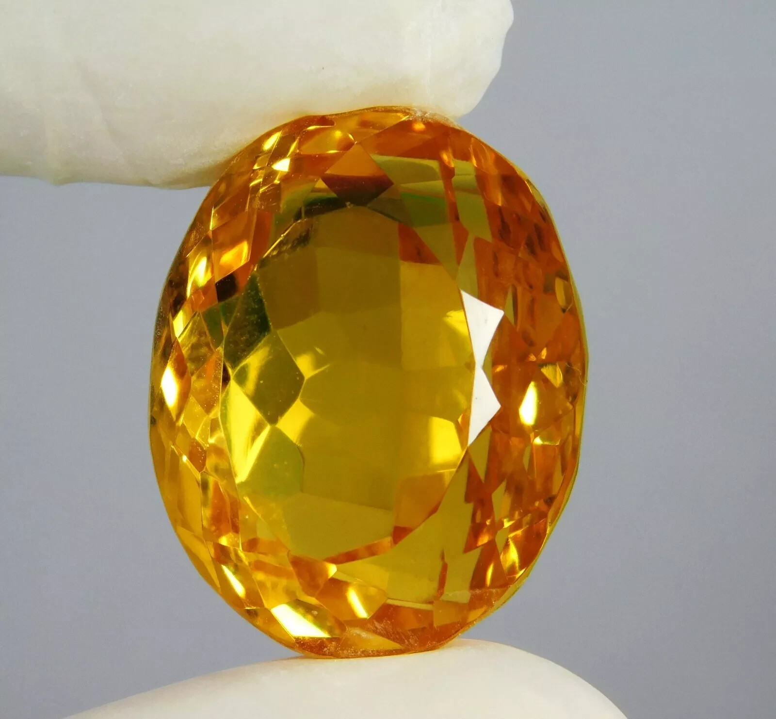 EGL Certified Natural 200.60 Ct Oval Cut Yellow Topaz Brazilian Loose Gemstone