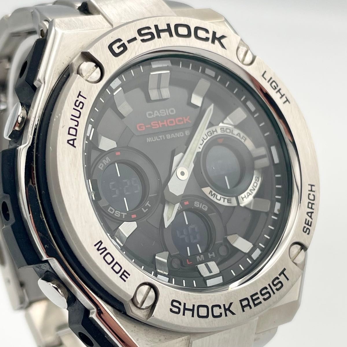 Condition CASIO G SHOCK GST W110D 1AJF Radio Solar Working Watch