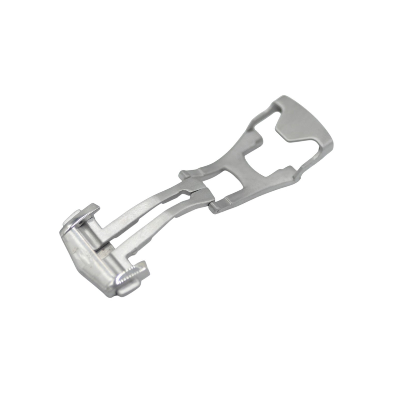 Conquest 18mm Stainless Steel Silver Color Deployment Clasp For Longines