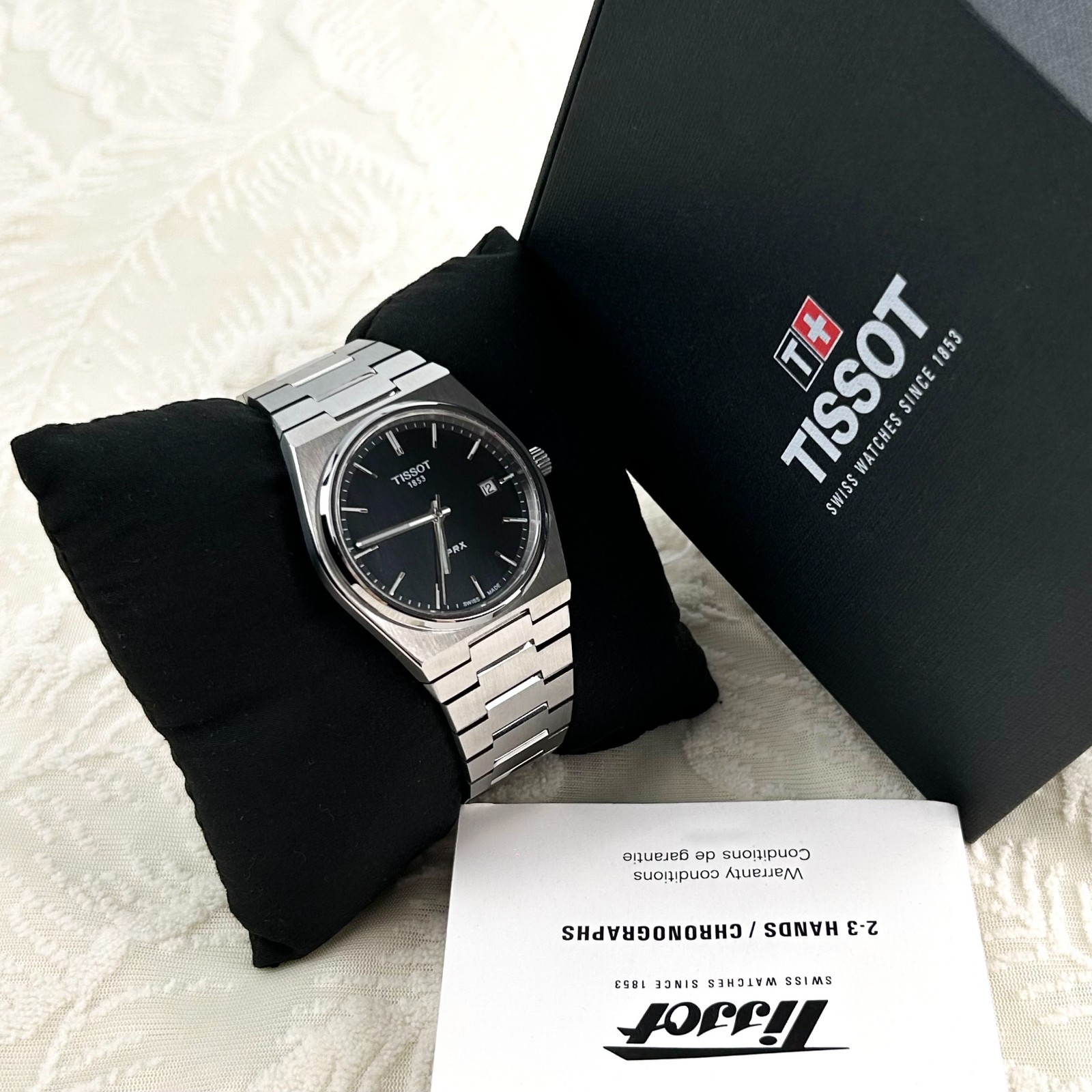 Tissot PRX 40mm stainless steel Black Dial Men’s Quartz Watch T137.410.11.051.00