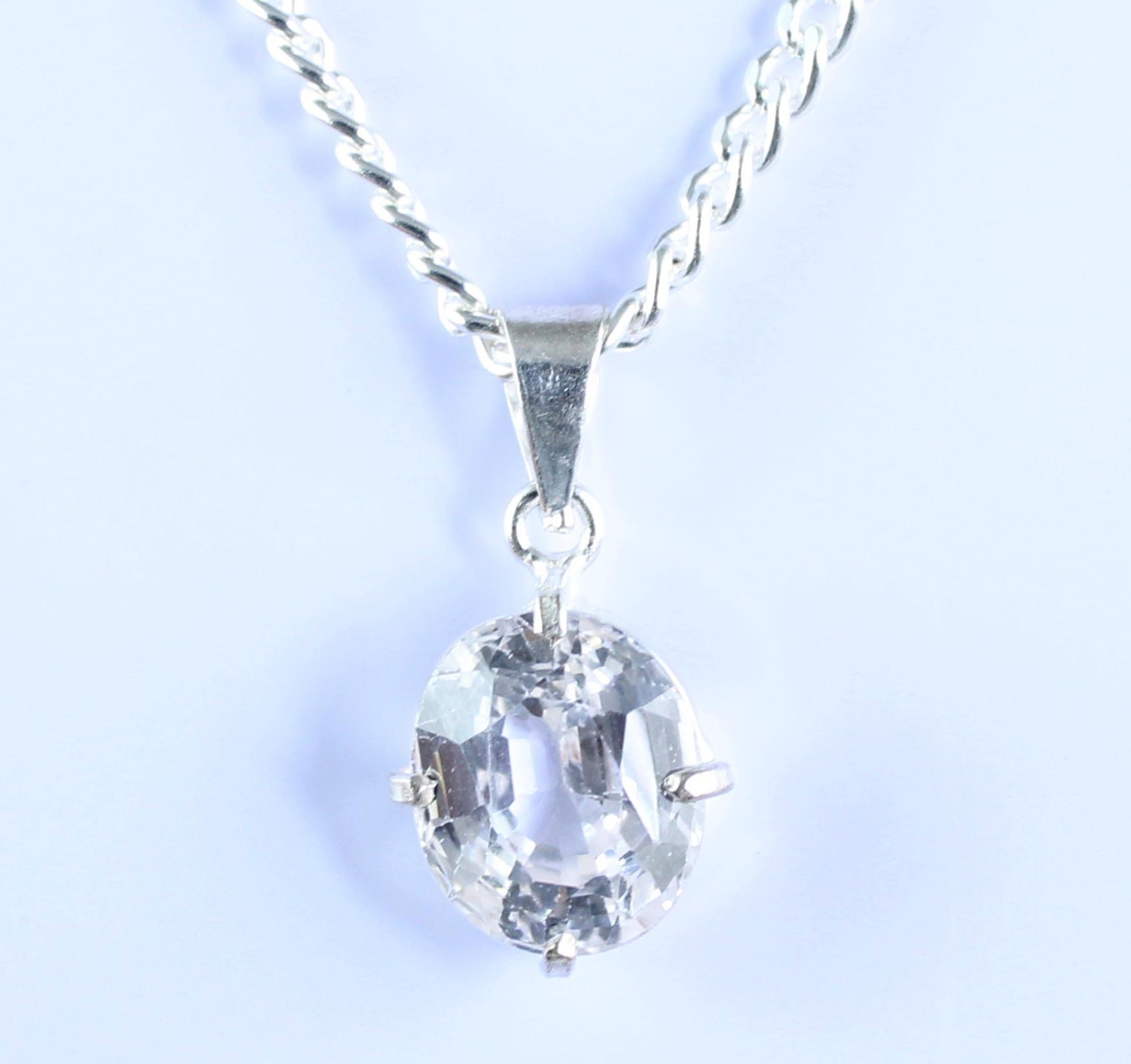 11.70 Ct Natural Phenakite Oval Gems Certified Men’s Pendant Memorial Day Gift