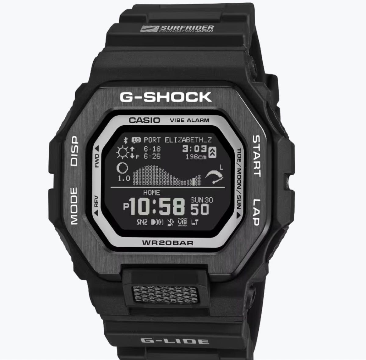 Brand New GBX 100SFJ 1JR G SHOCK SURFRIDER FOUNDATION Japan MIP LCD