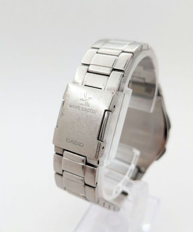 CASIO WAVE CEPTOR WVH-100TJ Analog-Digital Radio-Controlled Solar Watch 【USED】