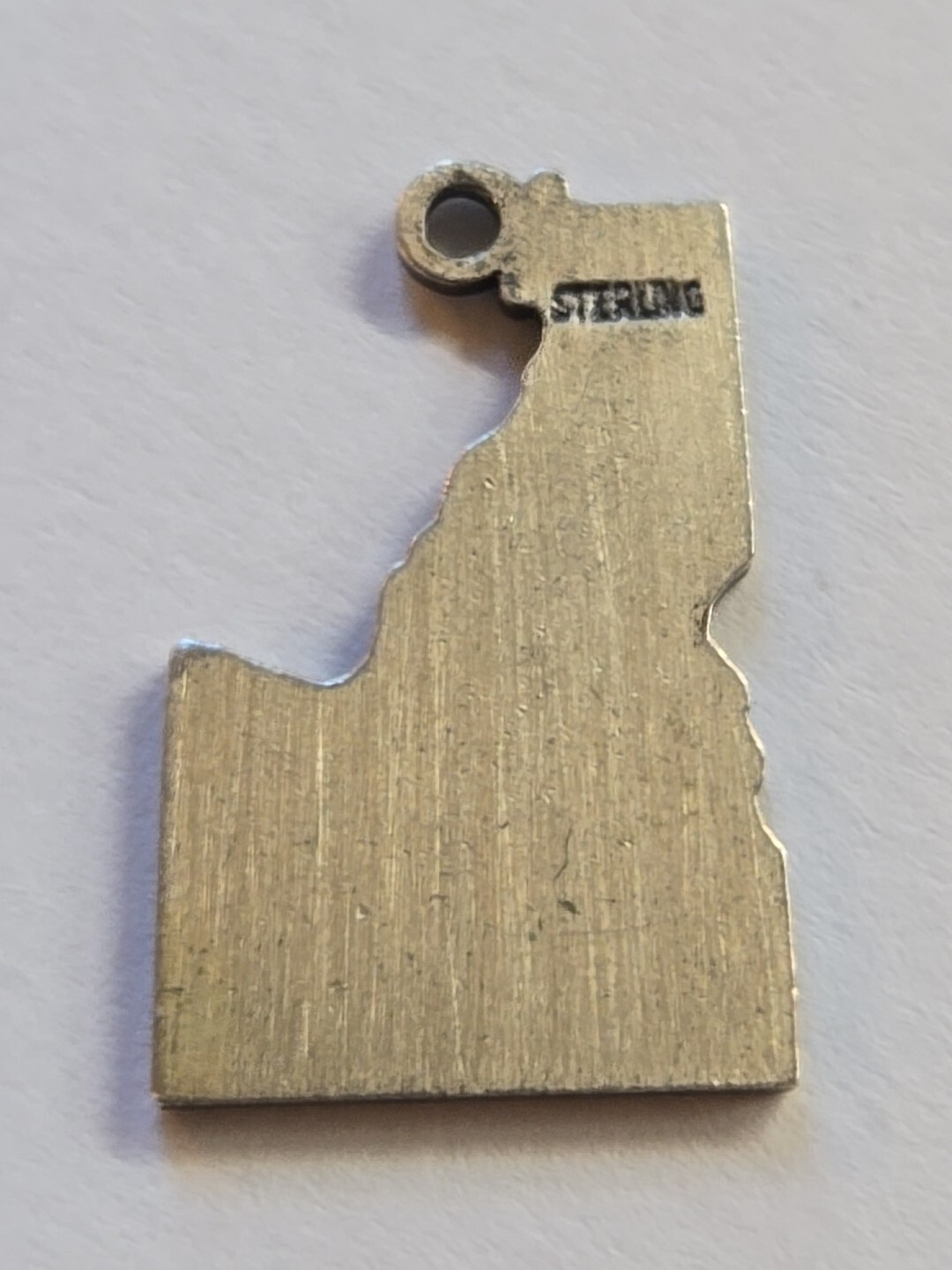 Sterling Silver ~ IDAHO State Charm ~ Map Cut Out ~ VINTAGE
