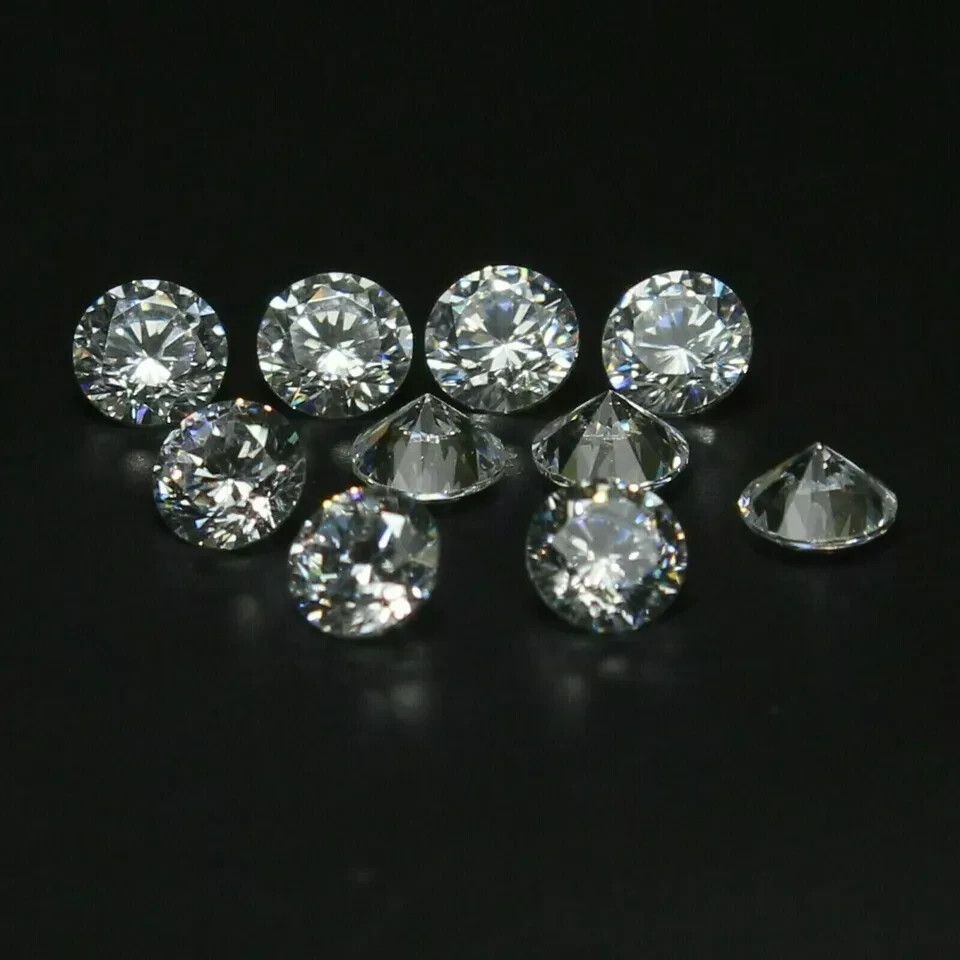 Loose CVD 17 Pcs Lab-Grown Diamond 2.50 mm Round D to F – IF Certified Diamond